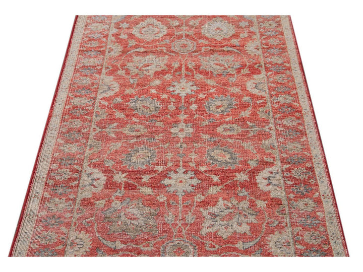 Modern Indian Artisan Wool Runner 3 X 19
