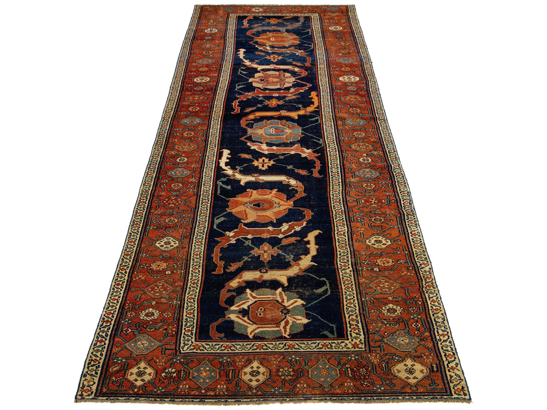 Antique Malayer Wool Runner 5 X 16
