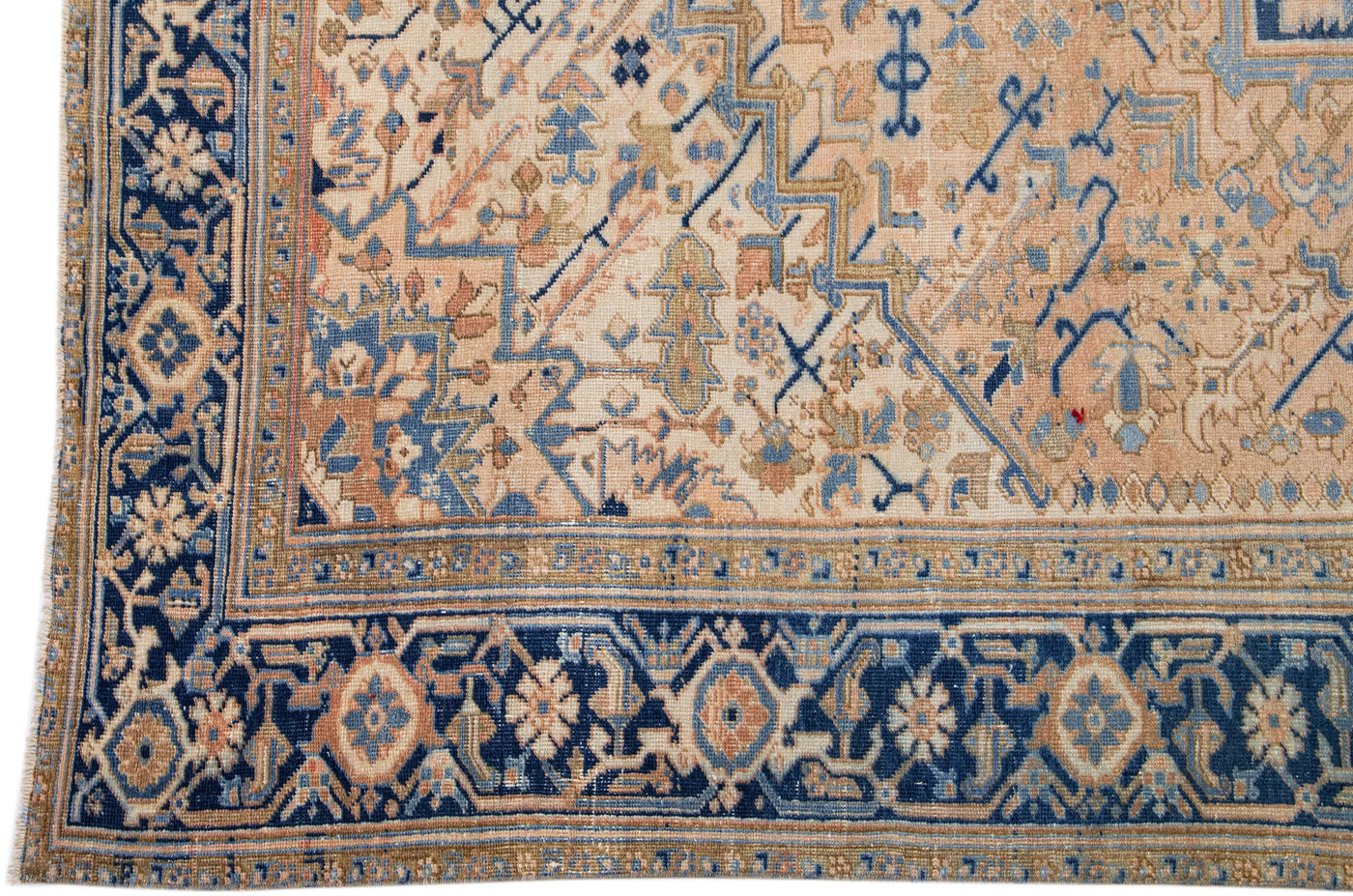 Antique Persian Heriz Wool Rug 10 X 13
