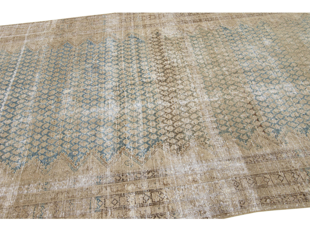 Antique Malayer Wool Runner 6 X 16