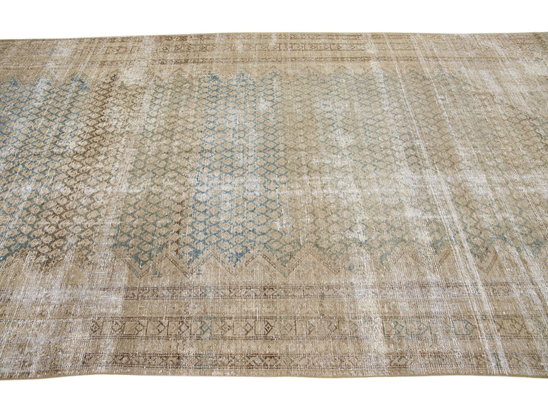 Antique Malayer Wool Runner 6 X 16