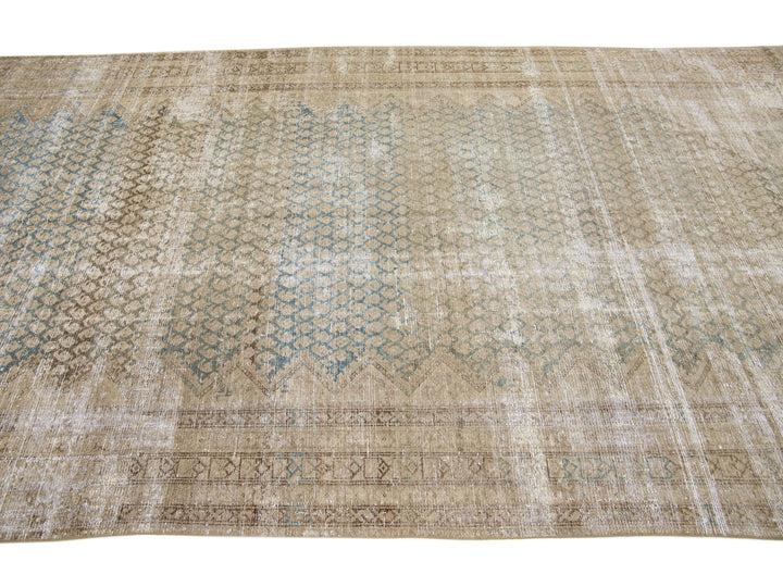 Antique Malayer Wool Runner 6 X 16