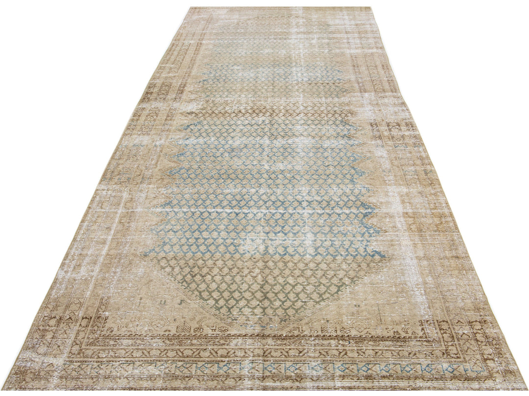 Antique Malayer Wool Runner 6 X 16