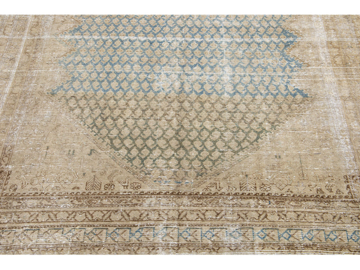 Antique Malayer Wool Runner 6 X 16