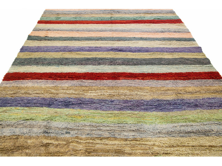 Modern Turkish Tulu Wool Rug 9 X 12