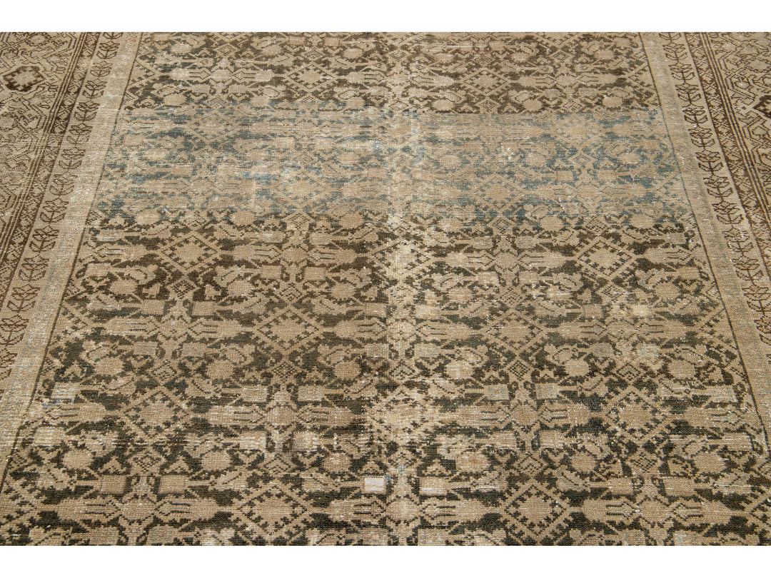 Antique Malayer Wool Runner 6 X 16