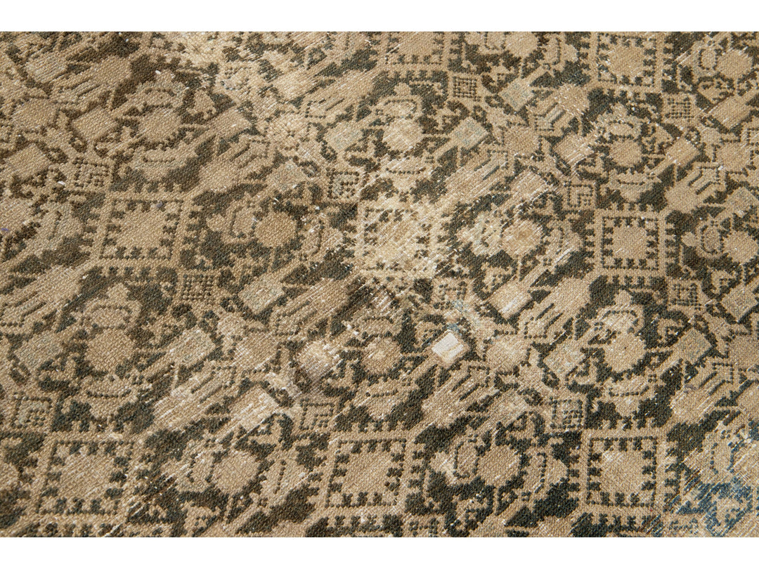 Antique Malayer Wool Runner 6 X 16