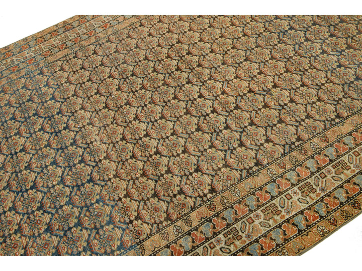 Antique Malayer Wool Runner 6 X 17