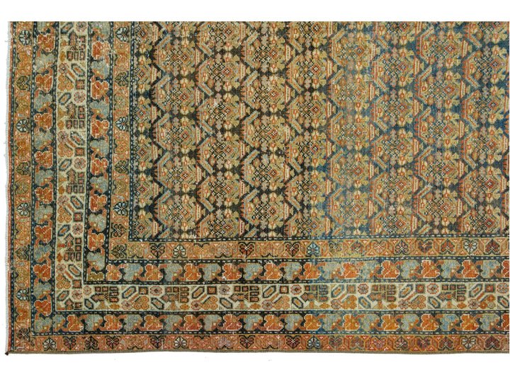 Antique Malayer Wool Runner 6 X 17