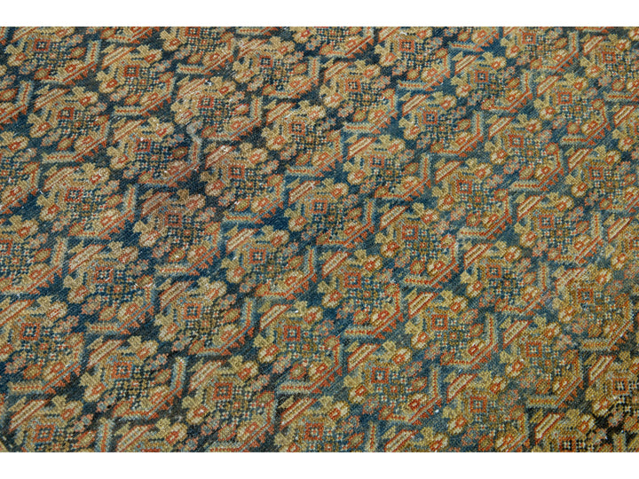 Antique Malayer Wool Runner 6 X 17