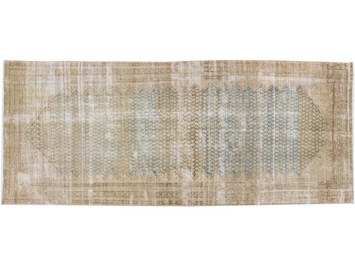 Antique Malayer Wool Runner 6 X 16