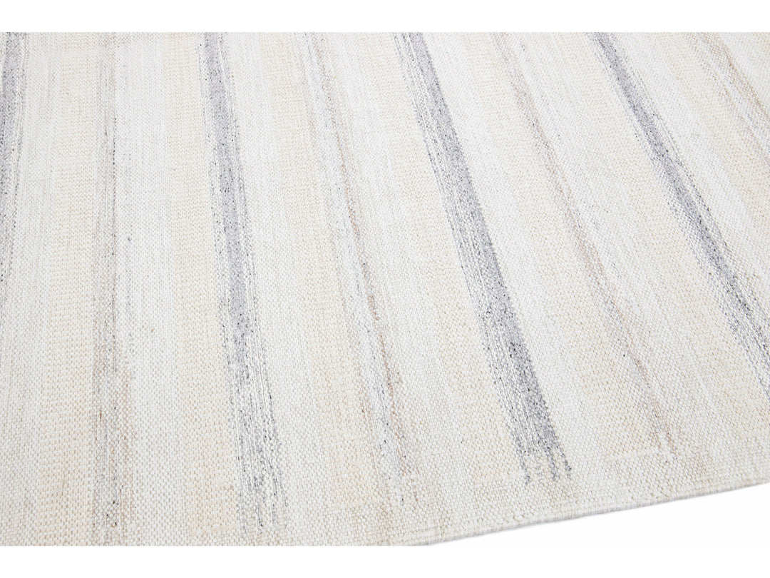 Modern Swedish  Wool Rug 12 X 15