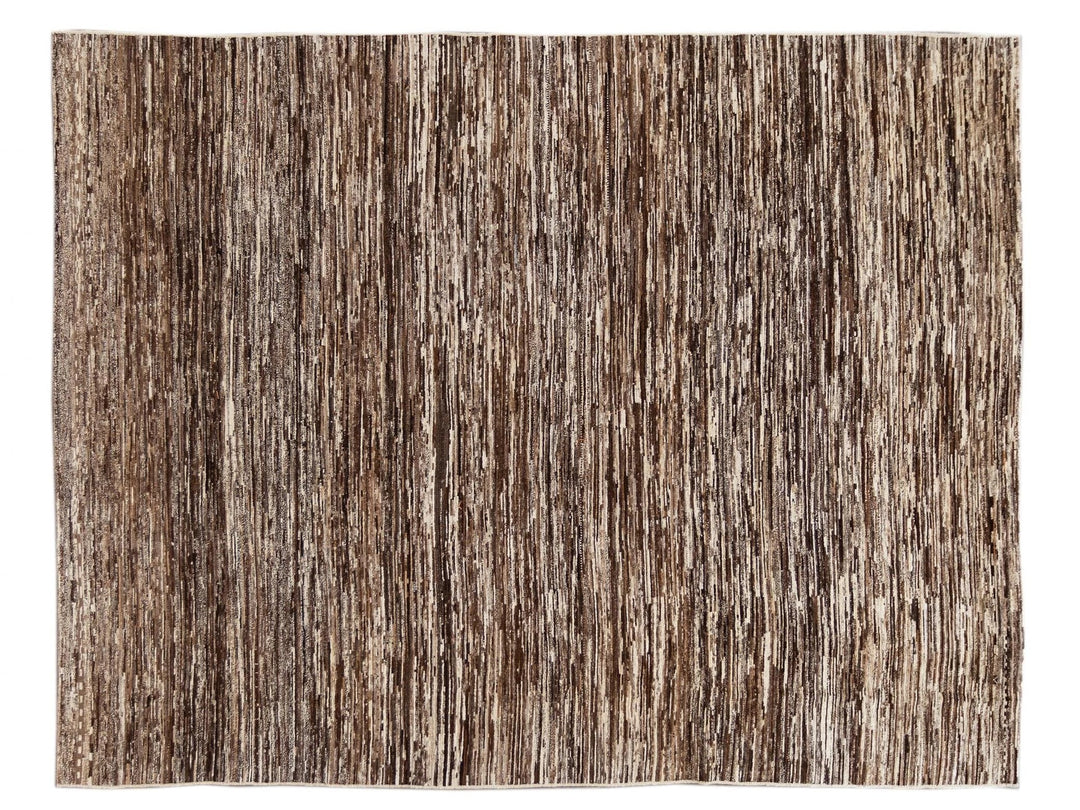 Modern Moroccan-Style Wool Rug 9 X 13