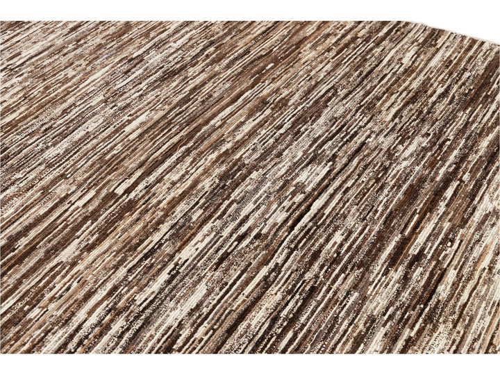 Modern Moroccan-Style Wool Rug 9 X 13