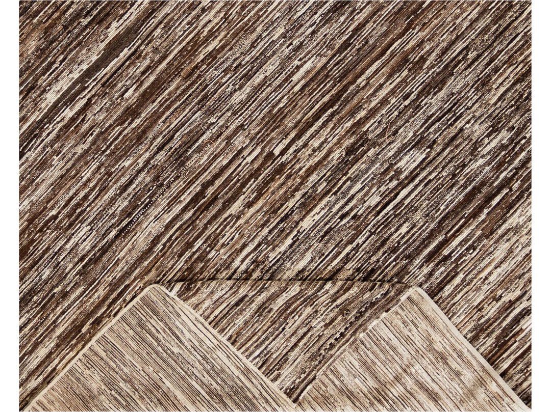 Modern Moroccan-Style Wool Rug 9 X 13