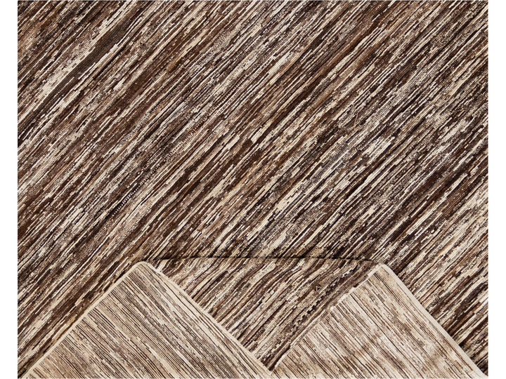 Modern Moroccan-Style Wool Rug 9 X 13