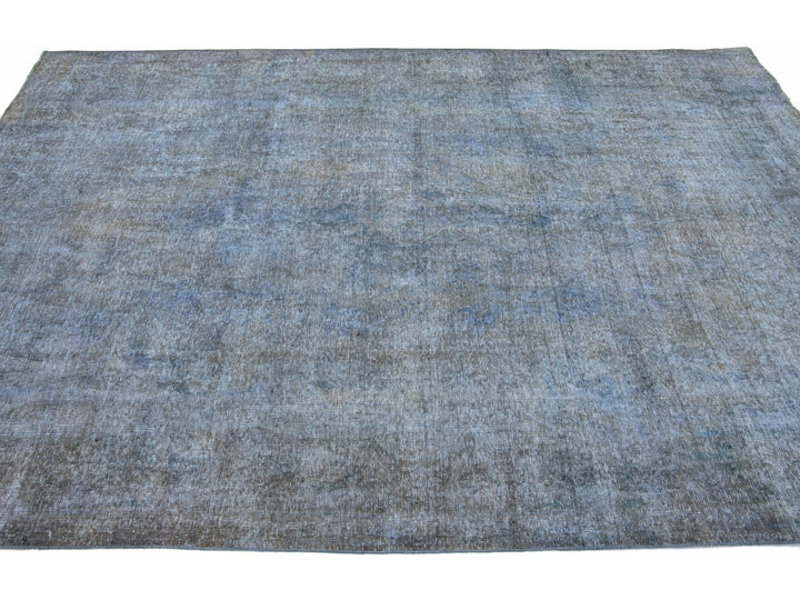 Vintage Overdyed Wool Rug 7 X 9