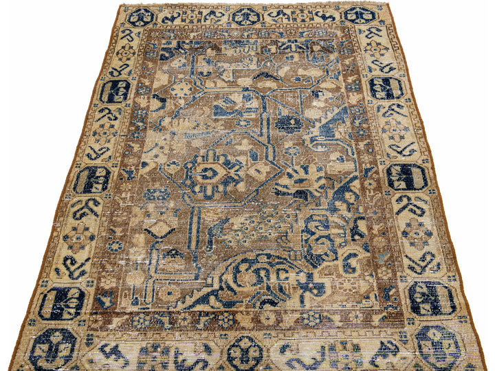 Vintage Distressed Wool Rug 3 X 5