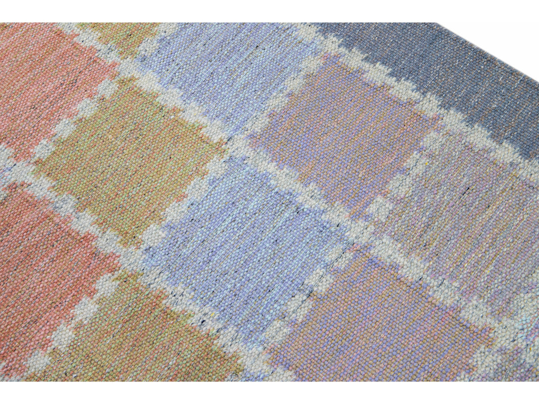 Modern Scandinavian Wool Rug 9 X 12