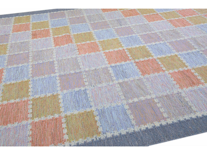 Modern Scandinavian Wool Rug 9 X 12
