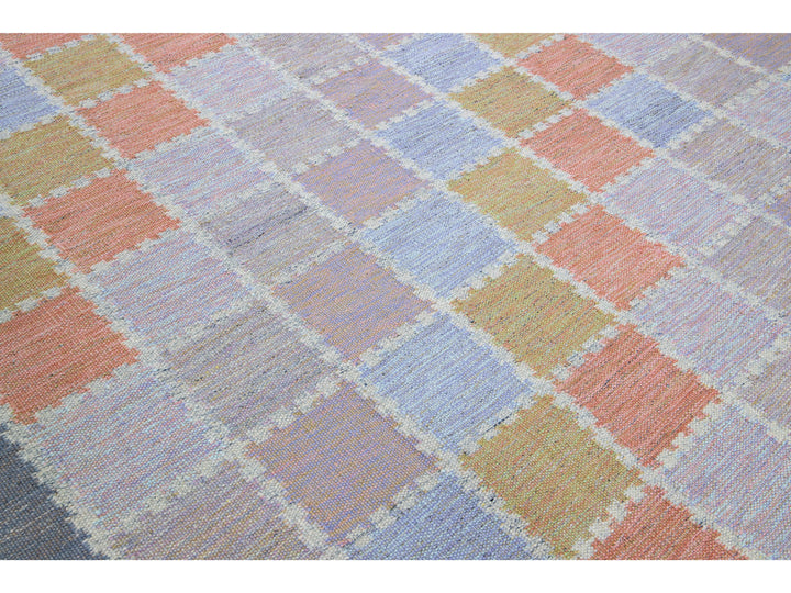 Modern Scandinavian Wool Rug 9 X 12