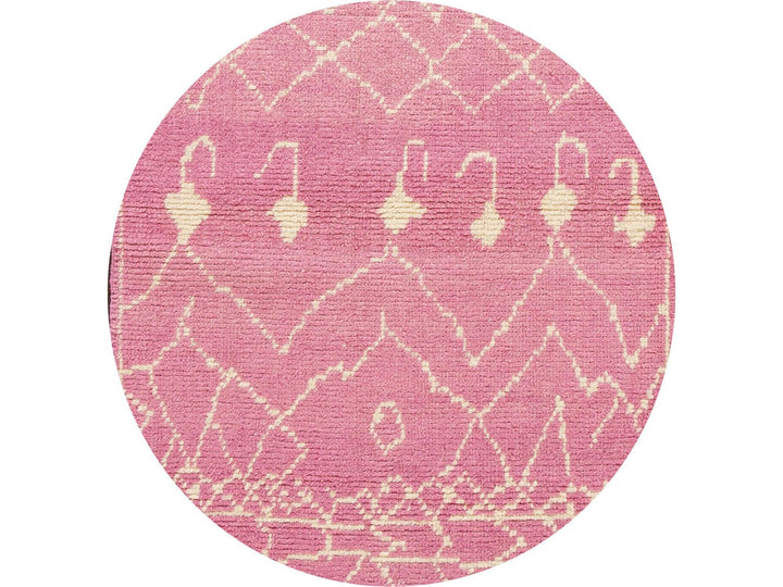 Modern Moroccan Style Wool Runner 3 X 13