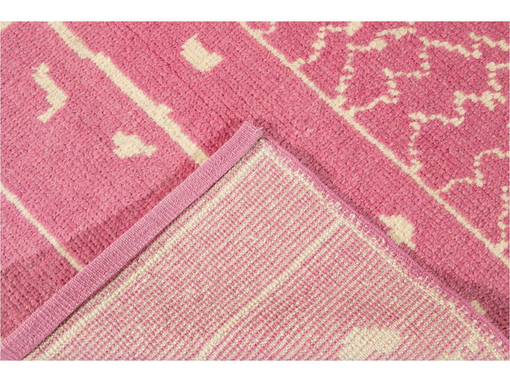 Modern Moroccan Style Wool Runner 3 X 13