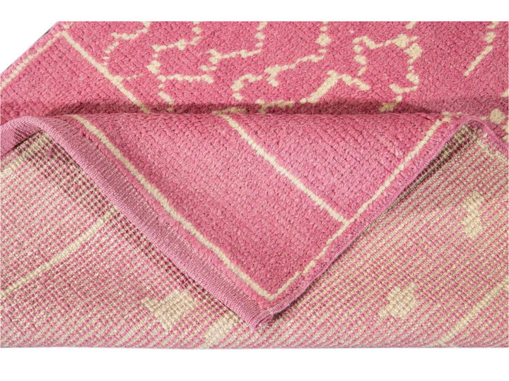 Modern Moroccan Style Wool Runner 3 X 13