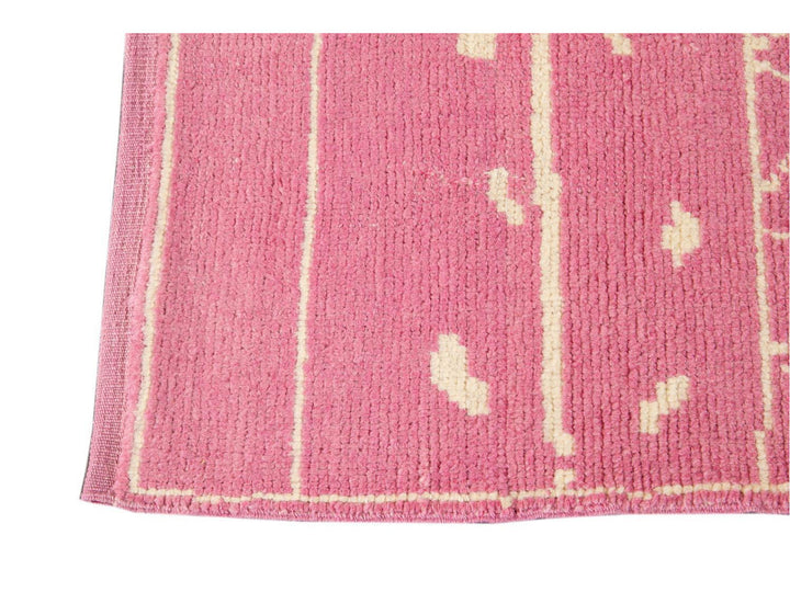 Modern Moroccan Style Wool Runner 3 X 13