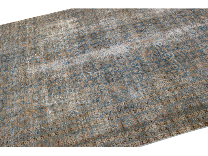 Vintage Mahal Wool Runner 6 X 19