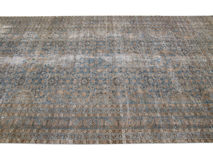 Vintage Mahal Wool Runner 6 X 19