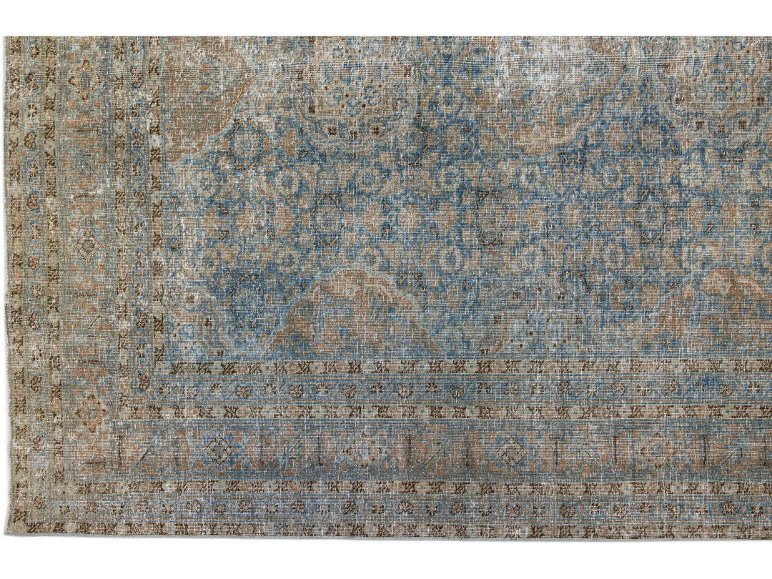 Vintage Mahal Wool Runner 6 X 19