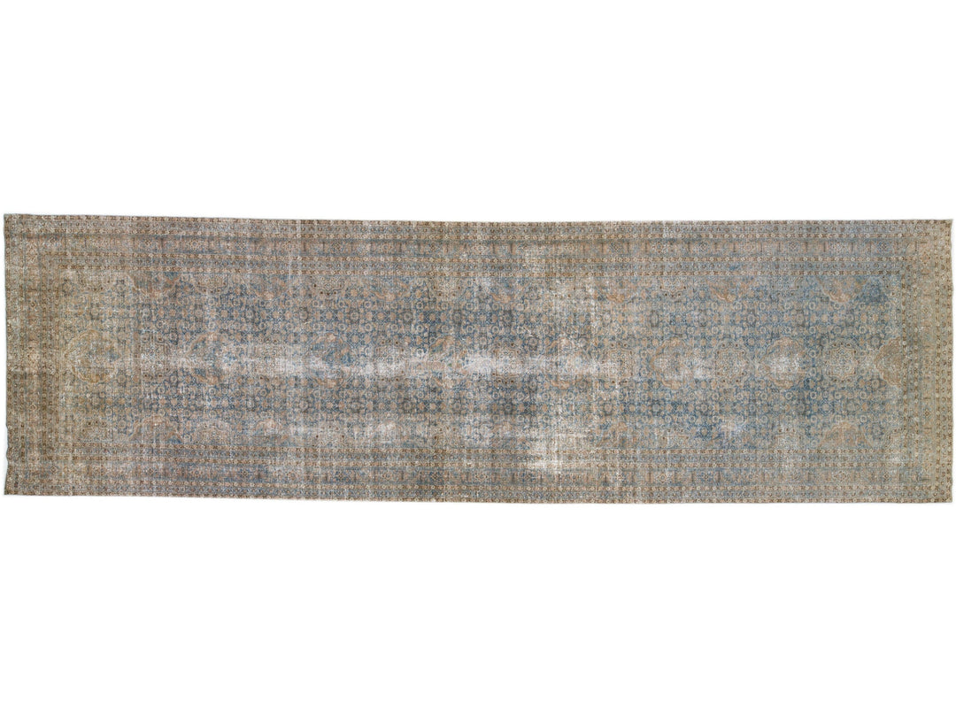 Vintage Mahal Wool Runner 6 X 19