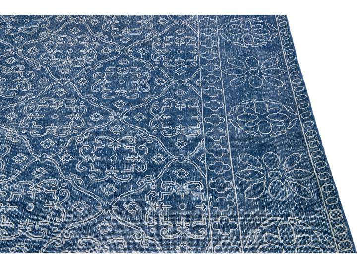 Modern Turkish Wool Rug 9 X 12