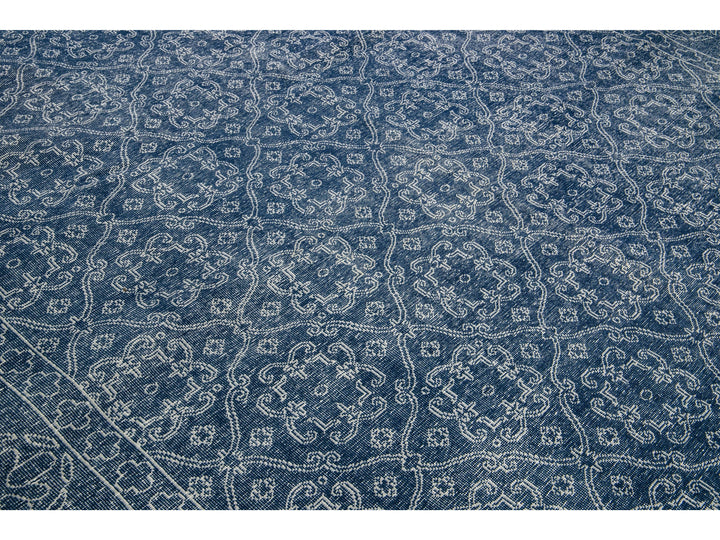 Modern Turkish Wool Rug 9 X 12