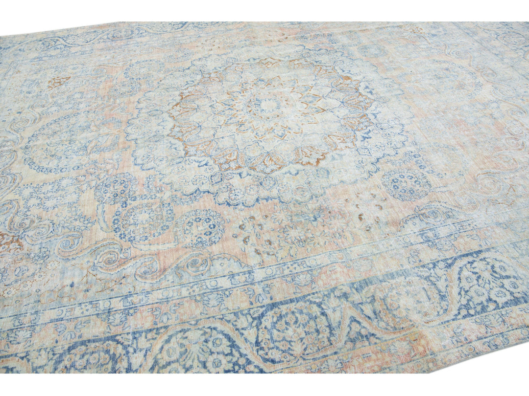 Antique Mahal Wool Rug 10 X 15