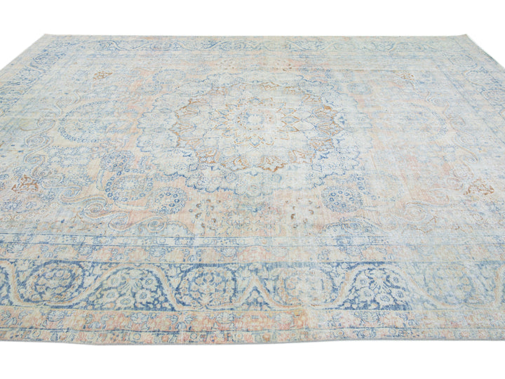 Antique Mahal Wool Rug 10 X 15