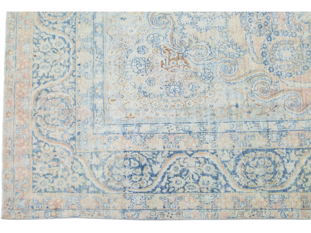 Antique Mahal Wool Rug 10 X 15