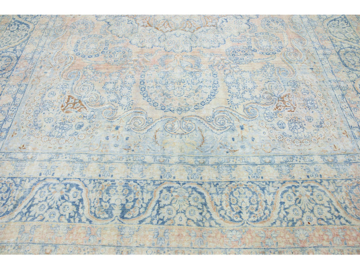 Antique Mahal Wool Rug 10 X 15