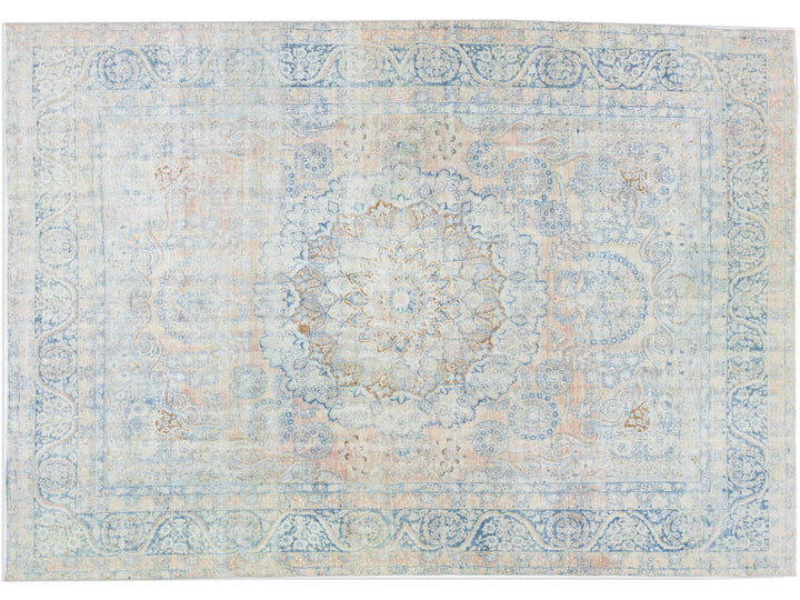 Antique Mahal Wool Rug 10 X 15