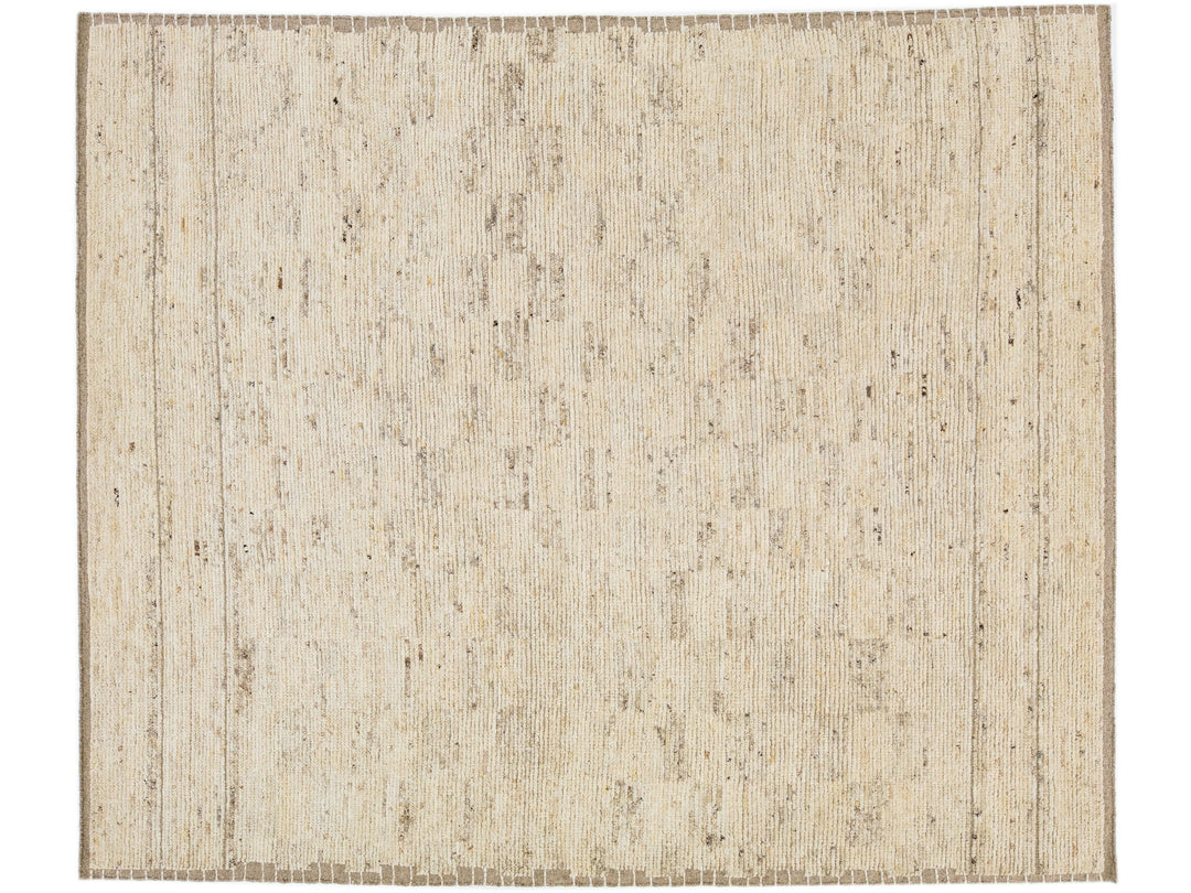 Modern Moroccan Wool Rug 8 X 10
