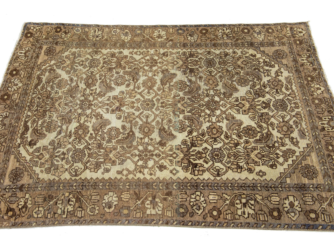 Antique Malayer Wool Rug 3 X 5