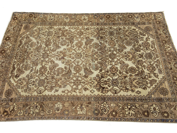 Antique Malayer Wool Rug 3 X 5
