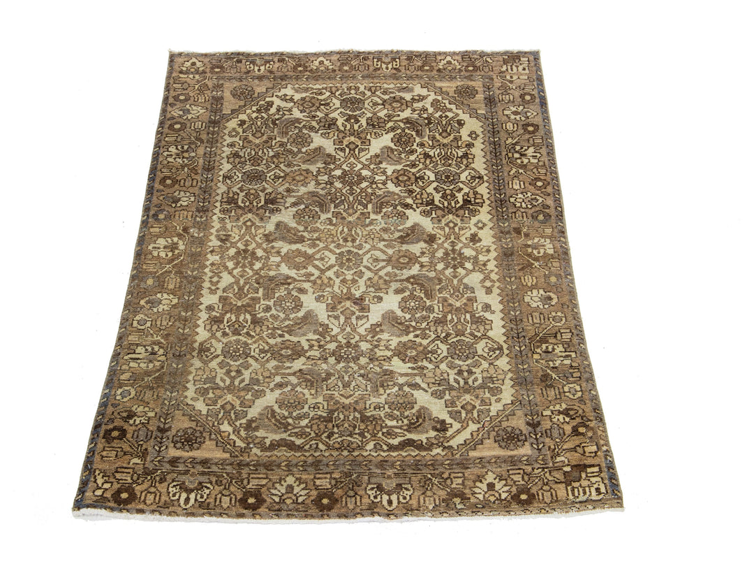 Antique Malayer Wool Rug 3 X 5