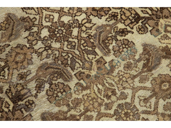 Antique Malayer Wool Rug 3 X 5