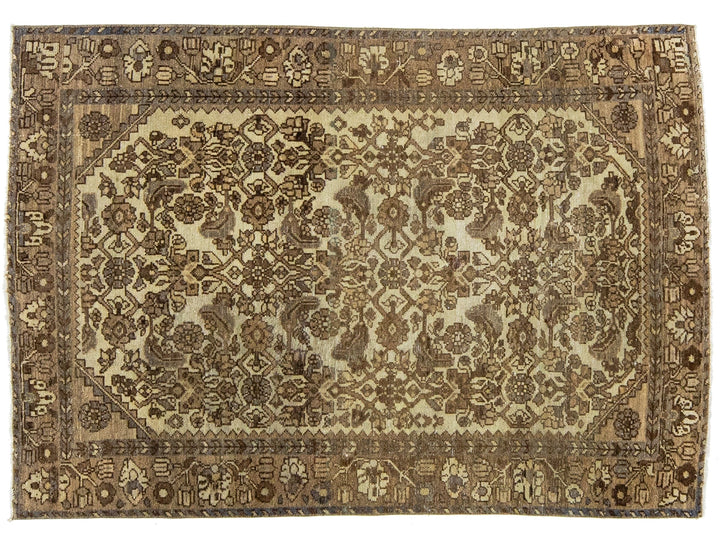 Antique Malayer Wool Rug 3 X 5