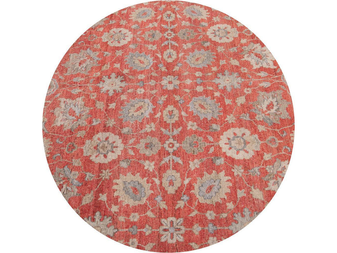 Modern Indian Artisan Wool Rug 9 X 12