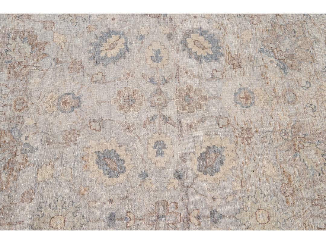 Modern Indian Artisan Wool Rug 8 X 10