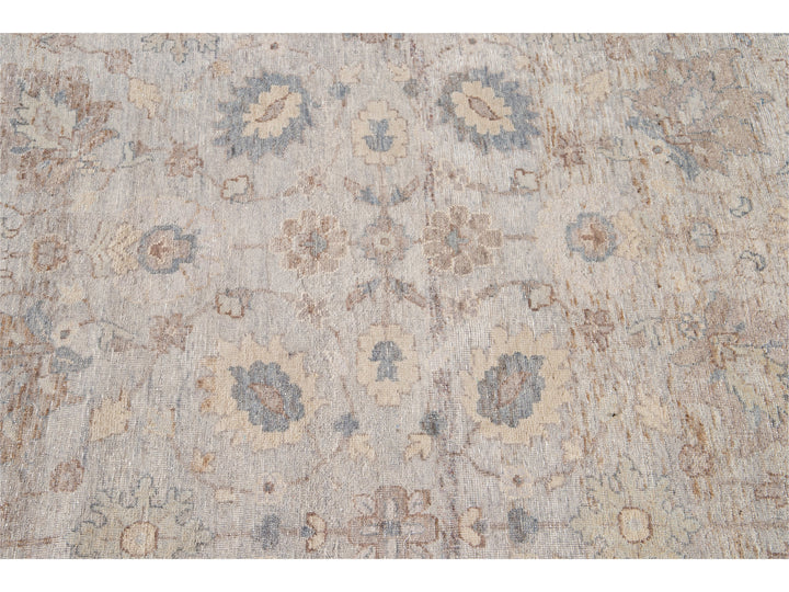 Modern Indian Artisan Wool Rug 8 X 10