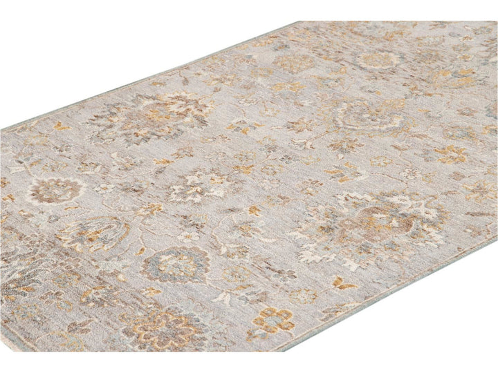 Modern Indian Artisan Wool Rug 4 X 6